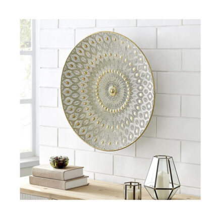 FirsTime & Co. Gold Jubilee Medallion Wall Decor